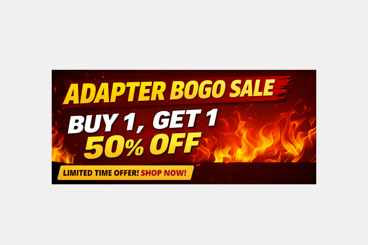 Buy 1, Get 1 50% Off on Selected Battpit Adapters