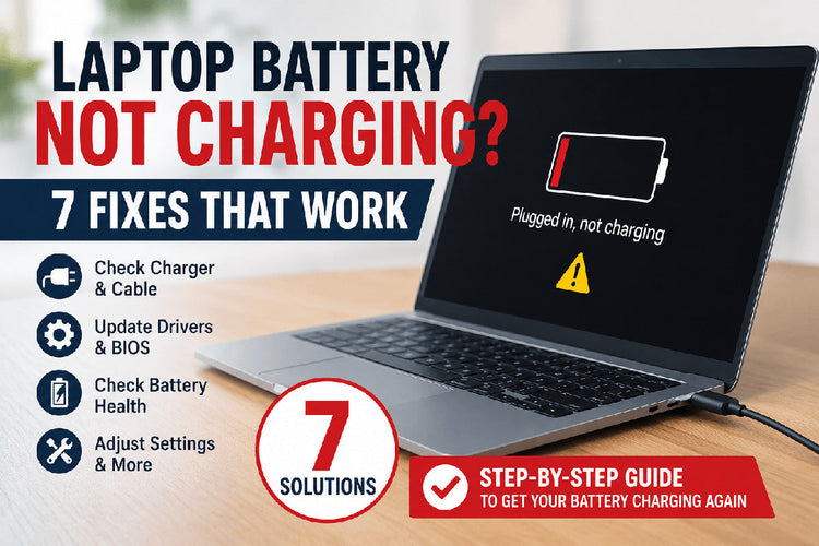 Laptop Battery Not Charging? 7 Fixes That Work