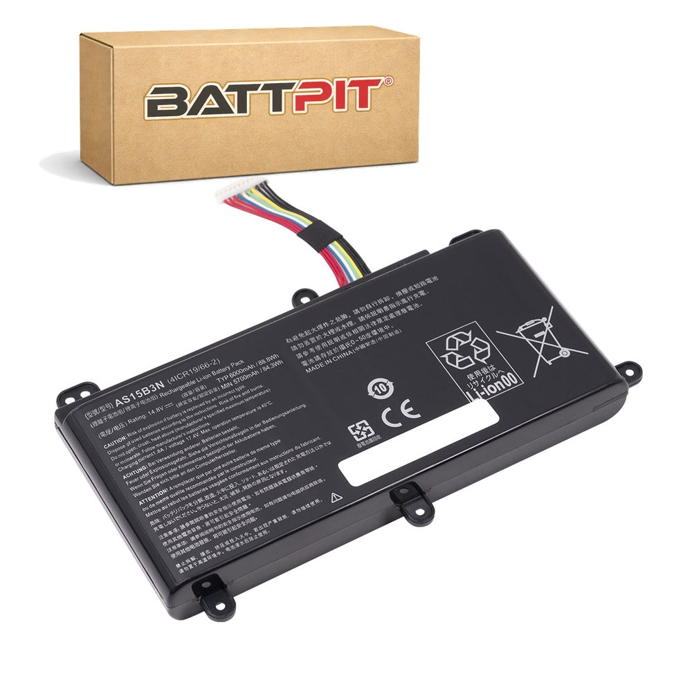 Acer KT.00803.004 Compatible Laptop Battery 14.8V (6000mAh / 88.8Wh) Li-ion