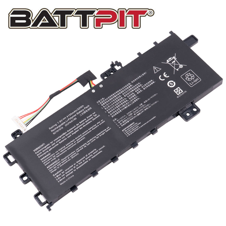 Asus VivoBook 15 X512DA-EJ911T Compatible Laptop Battery 7.6V (4150mAh / 31.5Wh) Li-polymer