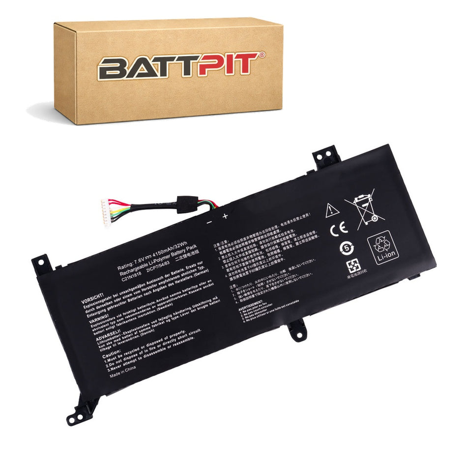 Asus 0B200-03280500 Compatible Laptop Battery 7.6V (4150mAh / 32Wh) Li-polymer