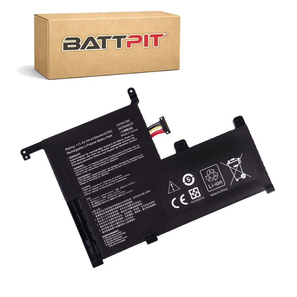 Asus Zenbook Flip UX561U Series Compatible Laptop Battery 11.4V (4150mAh / 47Wh) Li-polymer