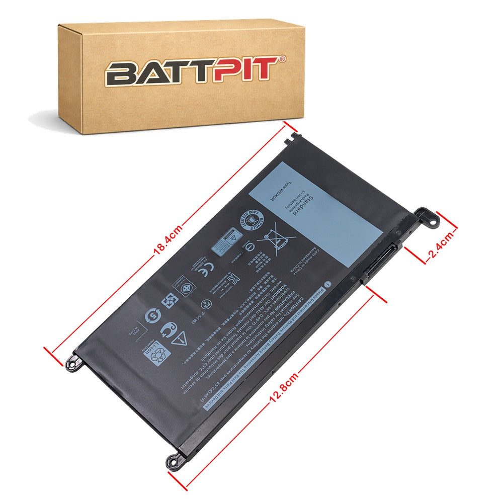 Dell Inspiron 13-7378 Compatible Laptop Battery 11.4V (3680mAh / 42Wh) Li-polymer