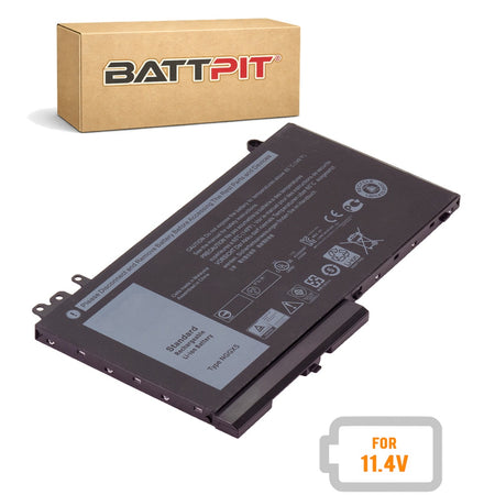 Dell JY8D6 Compatible Laptop Battery 11.4V (3000mAh / 34Wh) Li-polymer