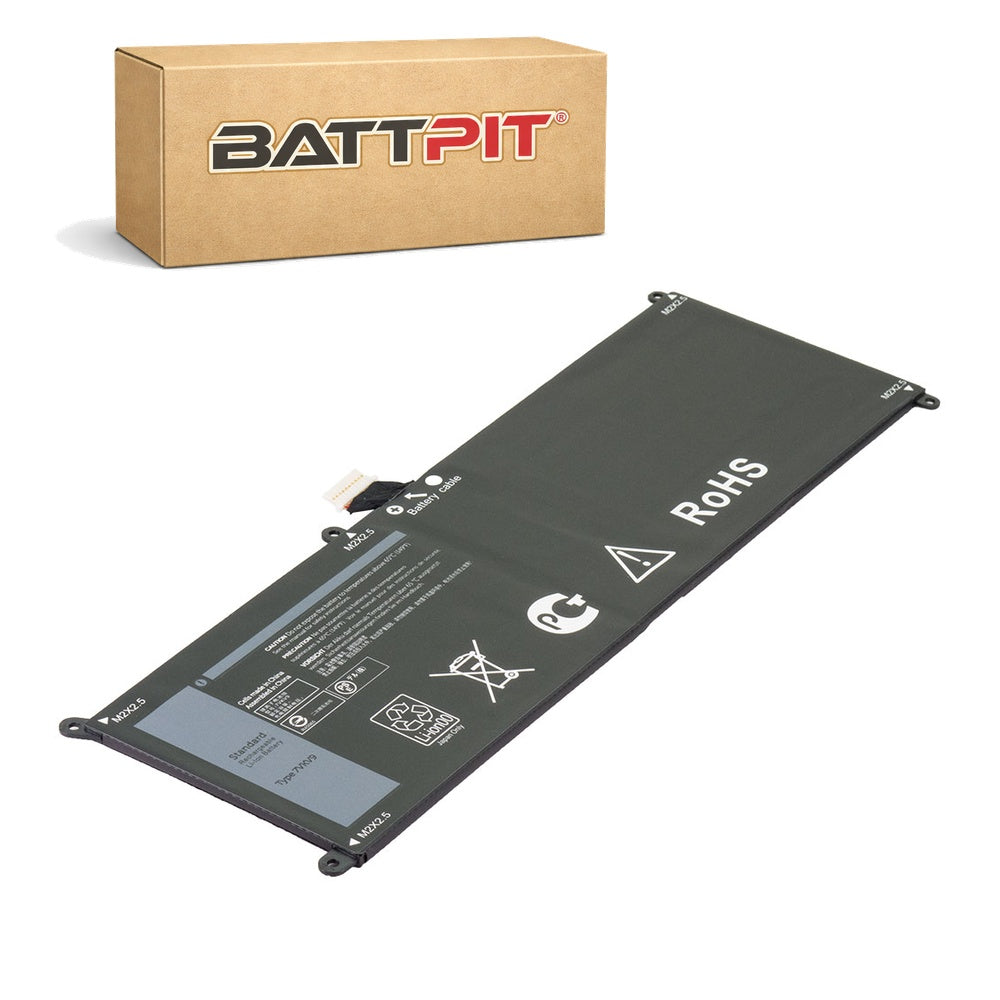 Dell XPS 12 9250 Compatible Laptop Battery 7.6 V (3947 mAh / 30Wh) Li-polymer