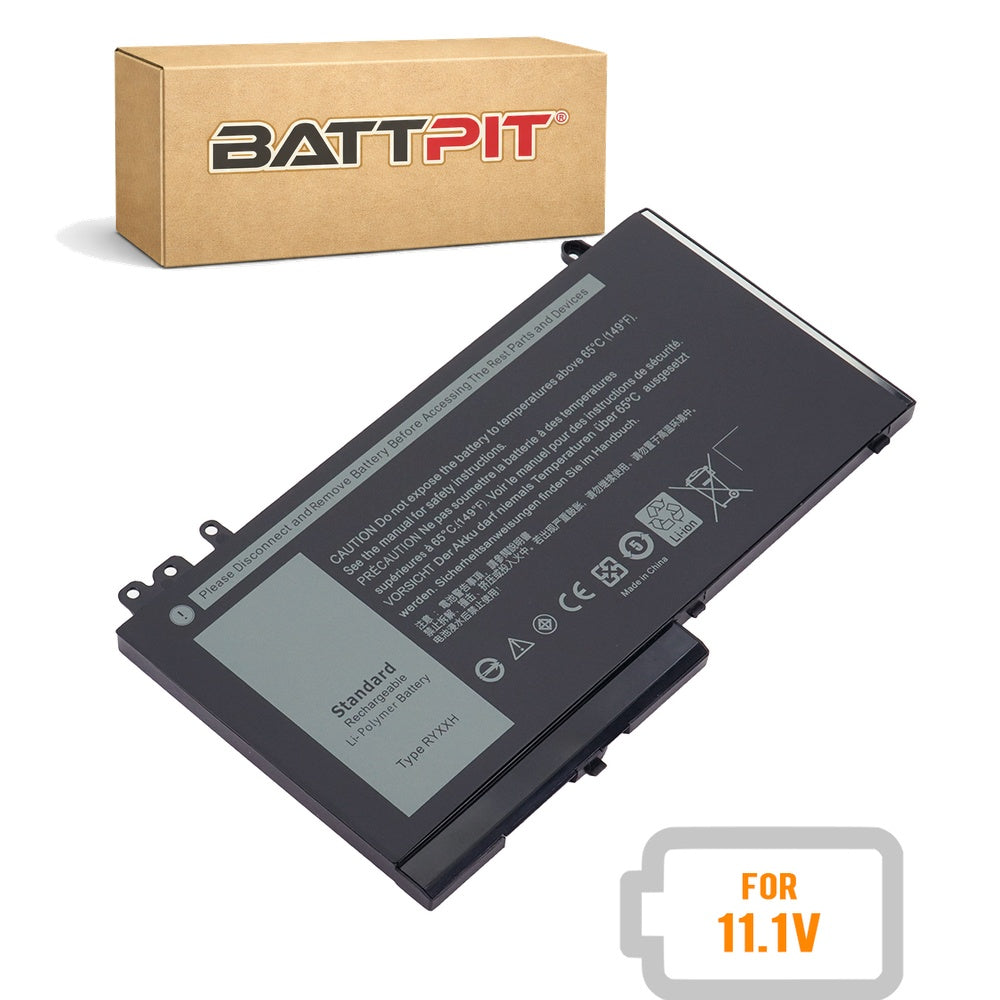 Dell Latitude E5550 Compatible Laptop Battery 11.1V (3600mAh / 40Wh) Li-polymer