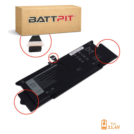 Dell Latitude 7310 Compatible Laptop Battery 11.4V (5667mAh / 68Wh) Li-polymer