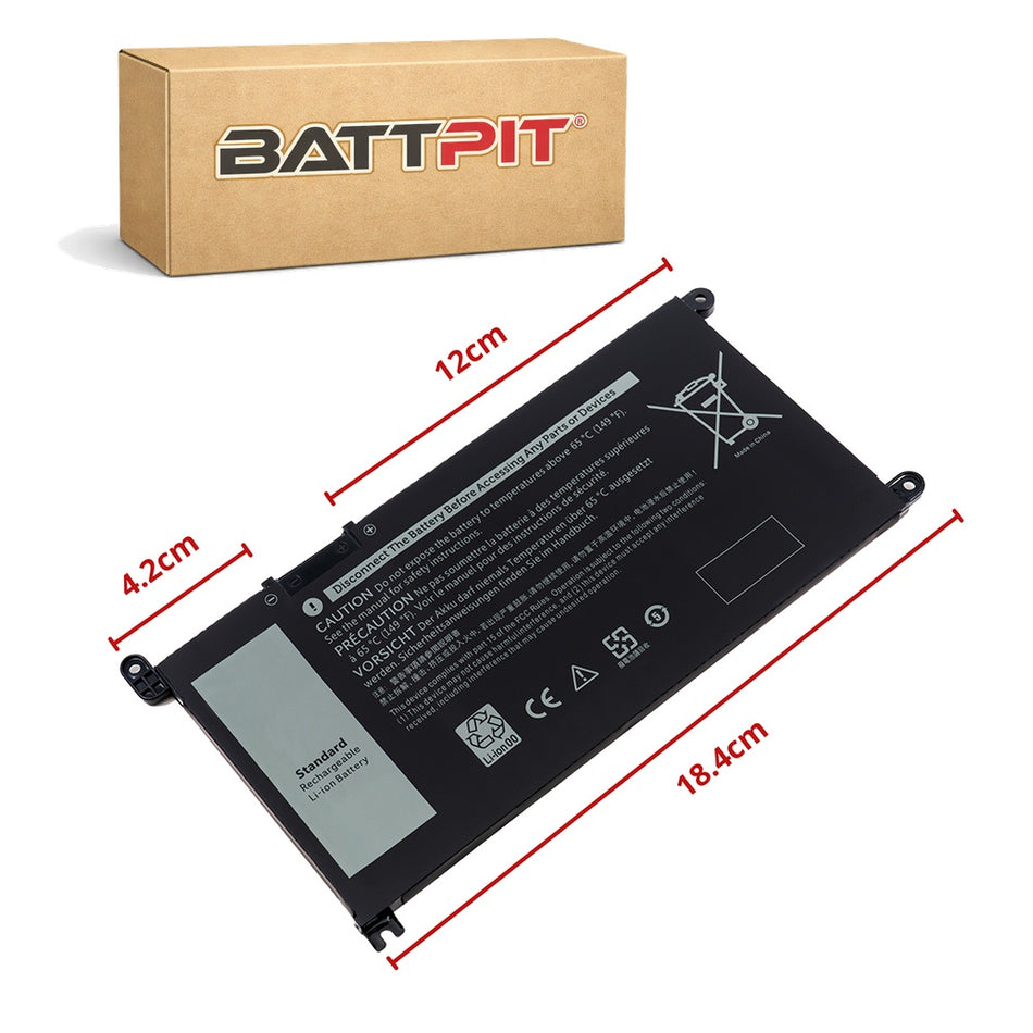 Dell Vostro 14-5490-R1625S Compatible Laptop Battery 11.4V (3600mAh / 41Wh) Li-polymer