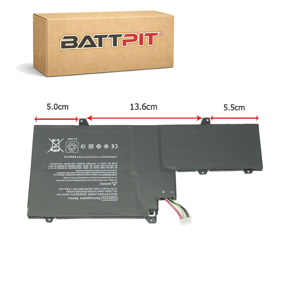 HP Elitebook x360 1030 G2 1GY30PA Compatible Laptop Battery 11.55V (4935mAh / 57Wh) Li-polymer