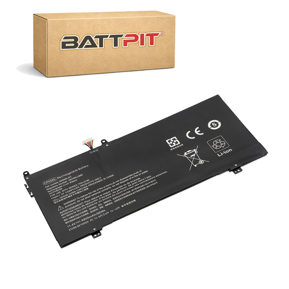 HP Spectre X360 13-ae010ca Compatible Laptop Battery 11.4V (4900mAh / 56Wh) Li-polymer