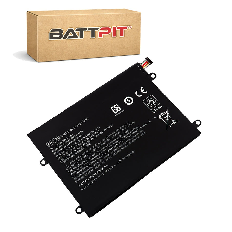 HP x2 210 G2 Detachable PC Compatible Laptop Battery 7.4V (4000mAh/ 30Wh) Li-polymer