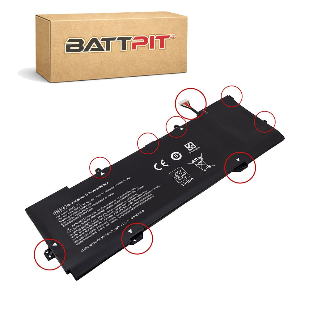 HP Spectre X360 15-Ch011nr Compatible Laptop Battery 11.55V (6840mAh/ 79Wh) Li-polymer
