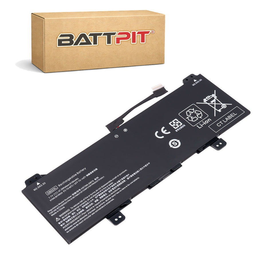 HP Chromebook 14-DB0020NR Compatible Laptop Battery 7.7V (6150mAh/ 47.3Wh) Li-ion