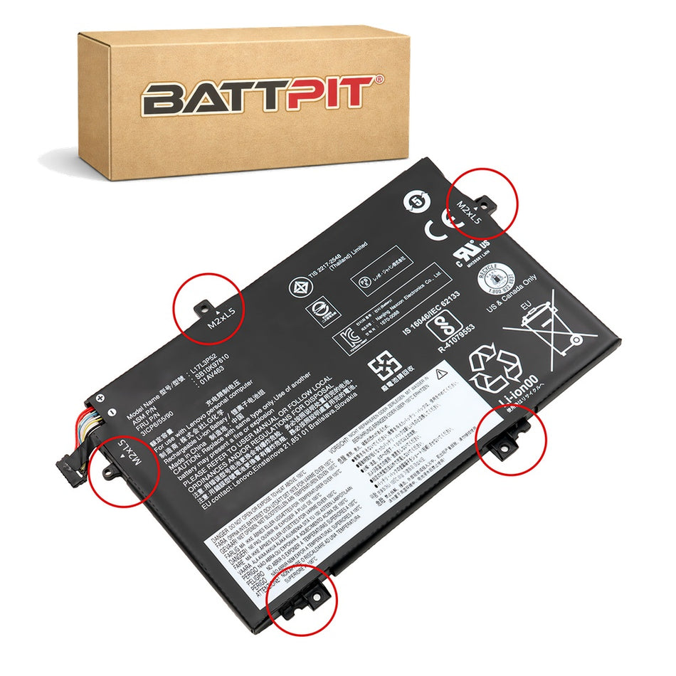 Lenovo ThinkPad E590 20NB001AFR-G Compatible Laptop Battery 11.1V (4050mAh / 45Wh) Li-polymer