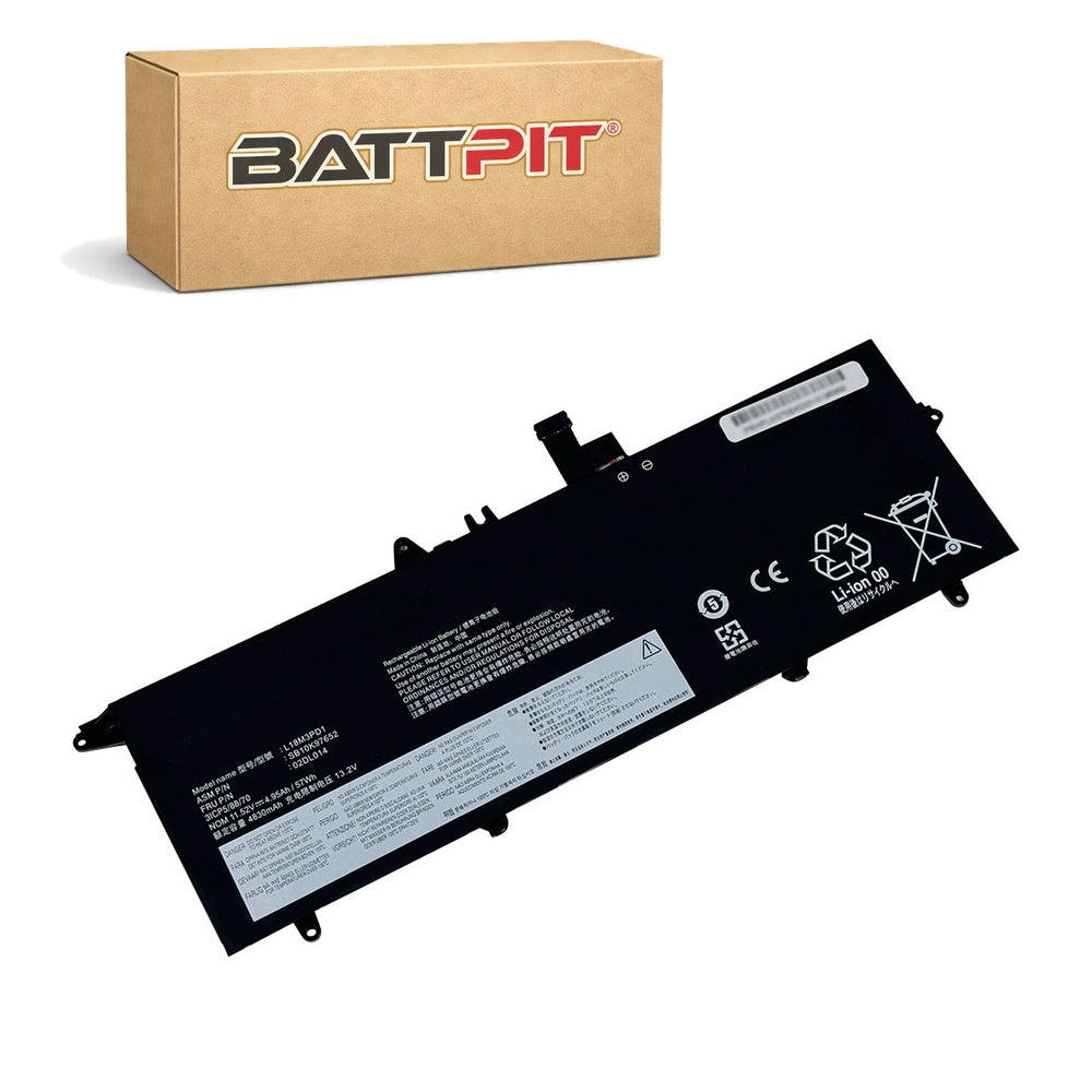 Lenovo ThinkPad T490s(20NX000GMZ Compatible Laptop Battery 11.52V (4950mAh / 57Wh) Li-polymer