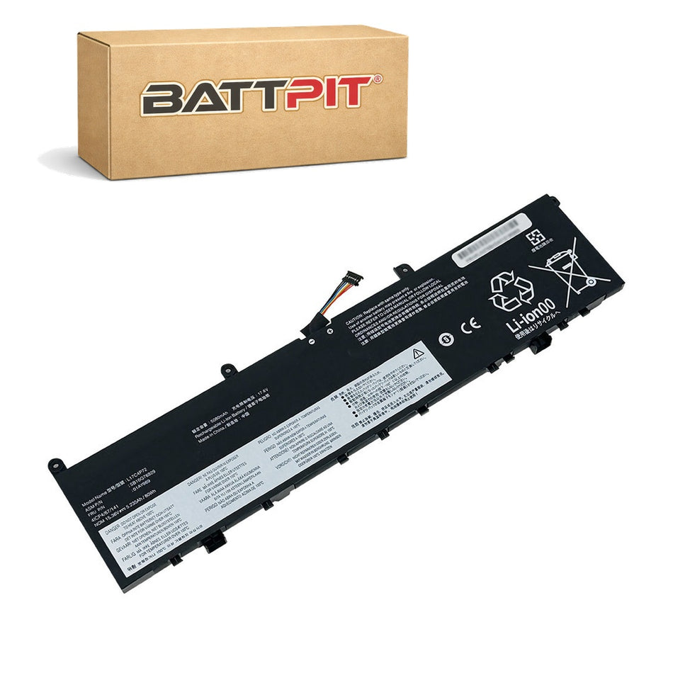 Lenovo ThinkPad X1 Extreme 1st Gen 20MFCTO1WW Compatible Laptop Battery 15.36V (5235mAh / 80Wh) Li-polymer