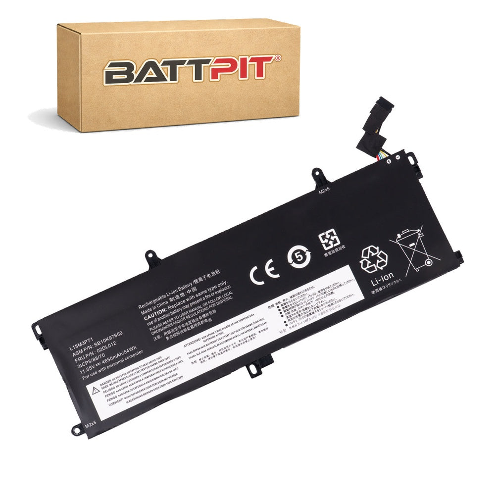 Lenovo ThinkPad T590 Series Compatible Laptop Battery 11.55V (4650mAh / 54Wh) Li-polymer
