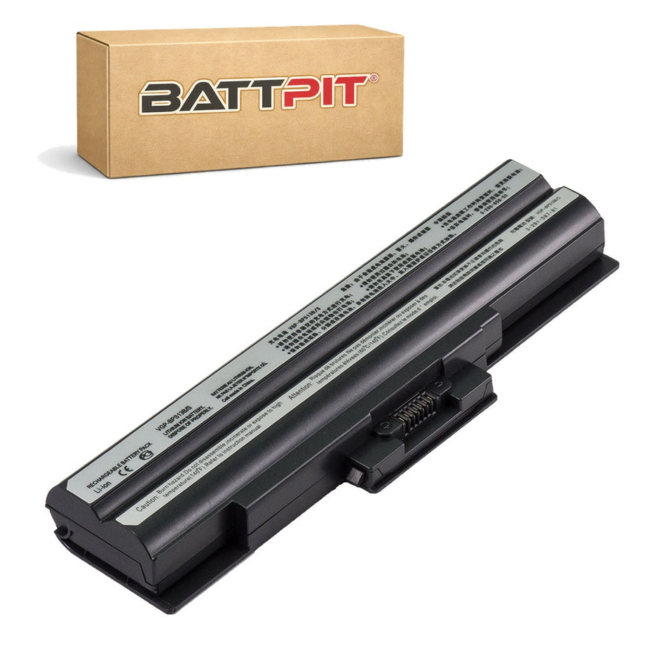 Sony VGP-BPL13 Compatible Laptop Battery 11.1V (4400mAh / 49Wh) Li-ion