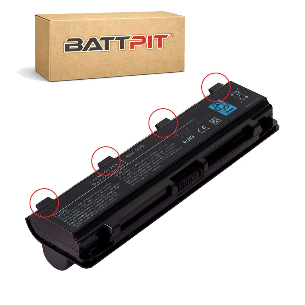 Toshiba Satellite L855-S5113 Compatible Laptop Battery 10.8V (6600mAh / 71Wh) Li-ion
