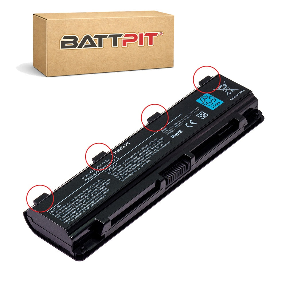 Toshiba Satellite Pro C55t-B Compatible Laptop Battery 10.8V (4400mAh / 48Wh) Li-ion