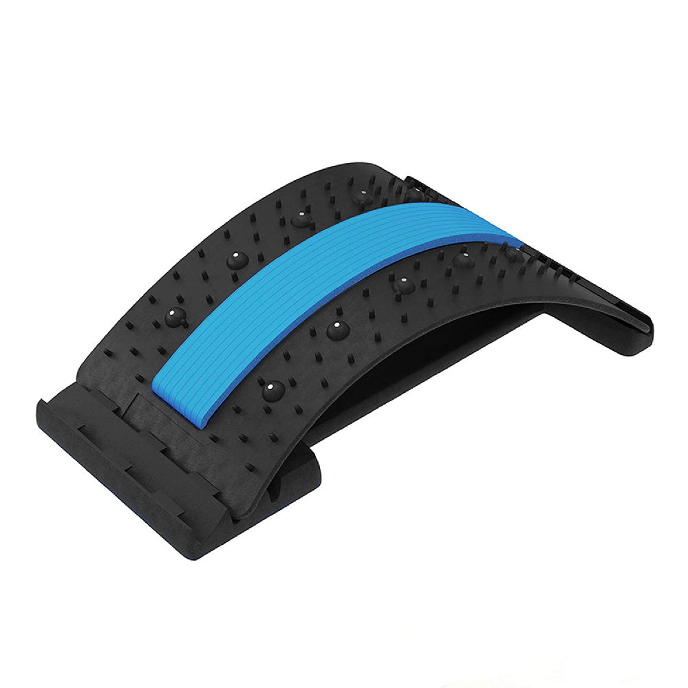 3-Level Adjustable Back Stretcher with Soft Pad – Lumbar Support & Spine Relief Device
