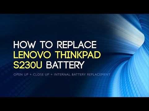 Battery replacement tutorial for Lenovo ThinkPad T480 (Video by Dr Battery)