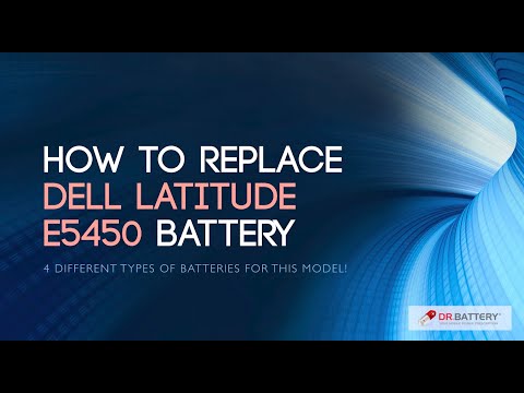 Battery replacement tutorial for Dell Latitude E5450 E5550 E5270 E5470 E557..etc (Video by Dr Battery)