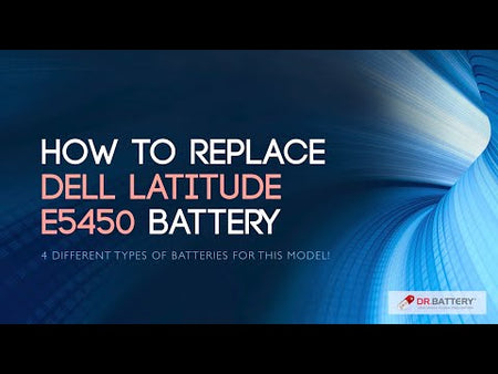 Battery replacement tutorial for Dell Latitude E5450 E5550 E5270 E5470 E557..etc (Video by Dr Battery)