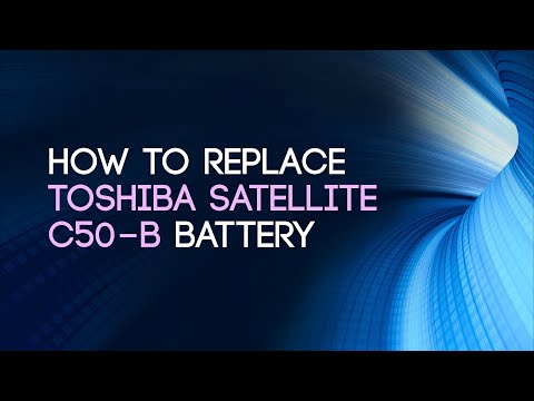 Battery replacement tutorial for TOSHIBA Satellite C50-B (Video by Dr Battery)